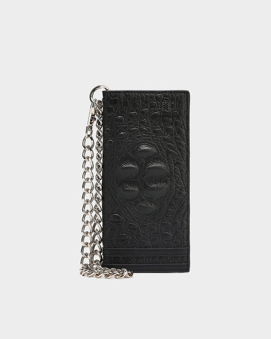 Apollo 2 Chain Wallet in Black
